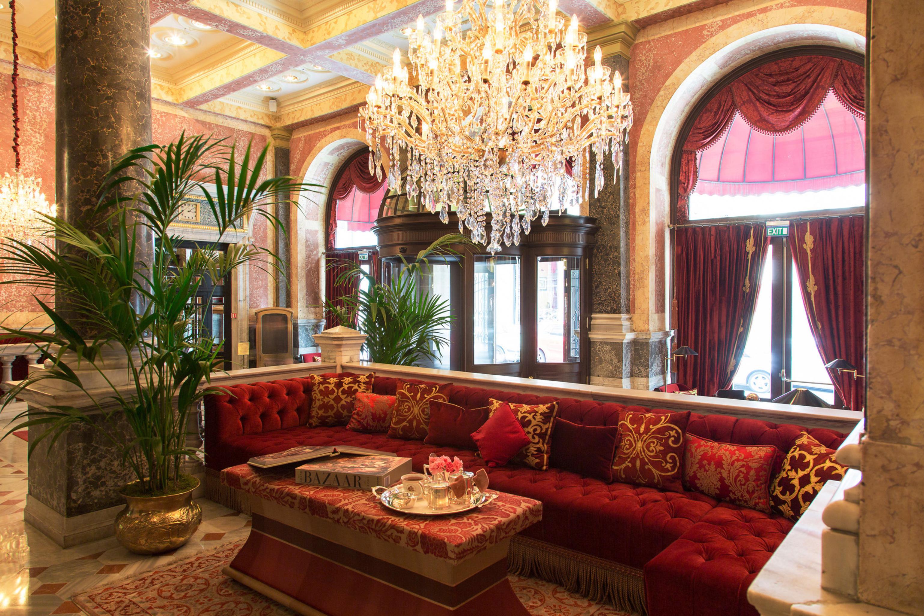 Pera Palace Hotel Istanbul Exterior foto The lobby